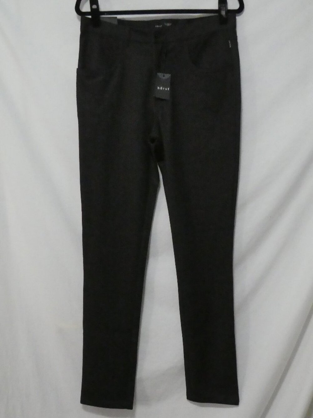 NWT HORST Men's Straight Leg Pants Dark Charcoal Grey - Size 32 Regular